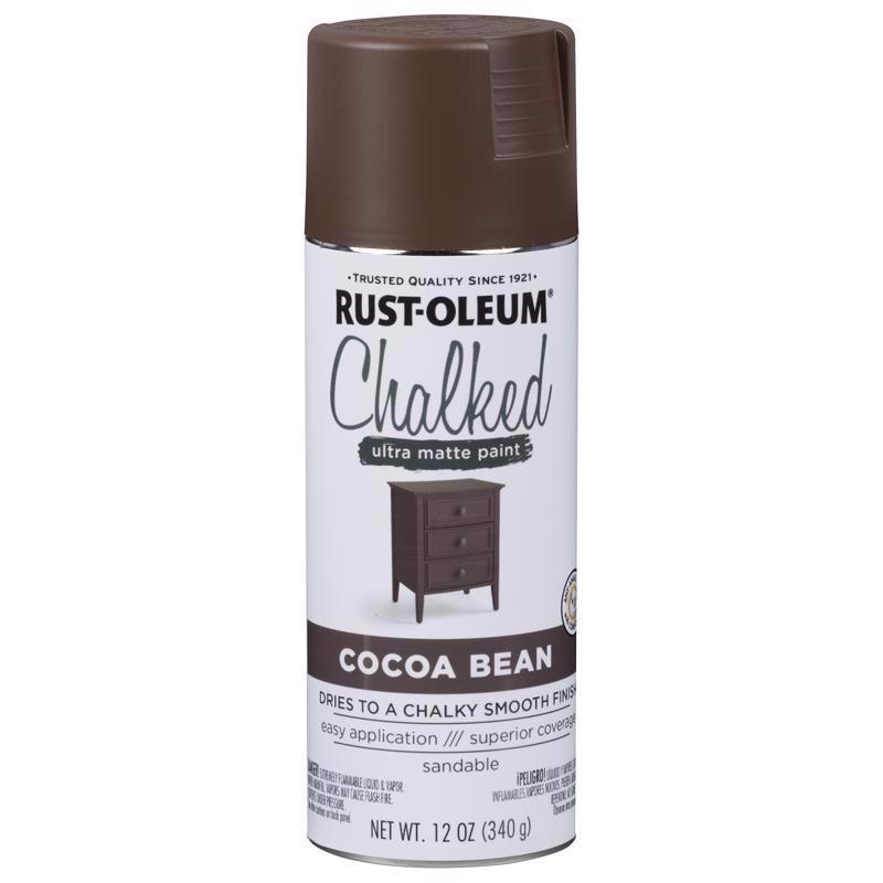 Rust-Oleum Chalked Matte Cocoa Bean Chalky Finish Paint 12 oz