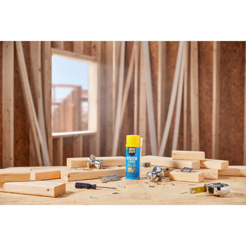 Great Stuff Window & Door Yellow Polyurethane Insulating Foam Sealant 20 oz