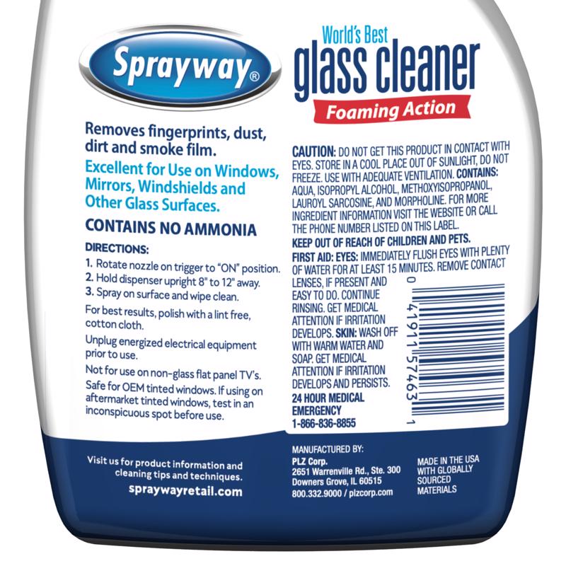 Sprayway Original Scent Glass Cleaner 32 oz Liquid