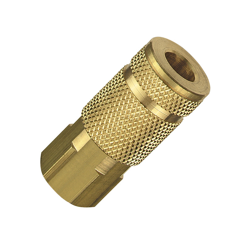 Tru-Flate Brass Air Coupler 1/4 in. Female