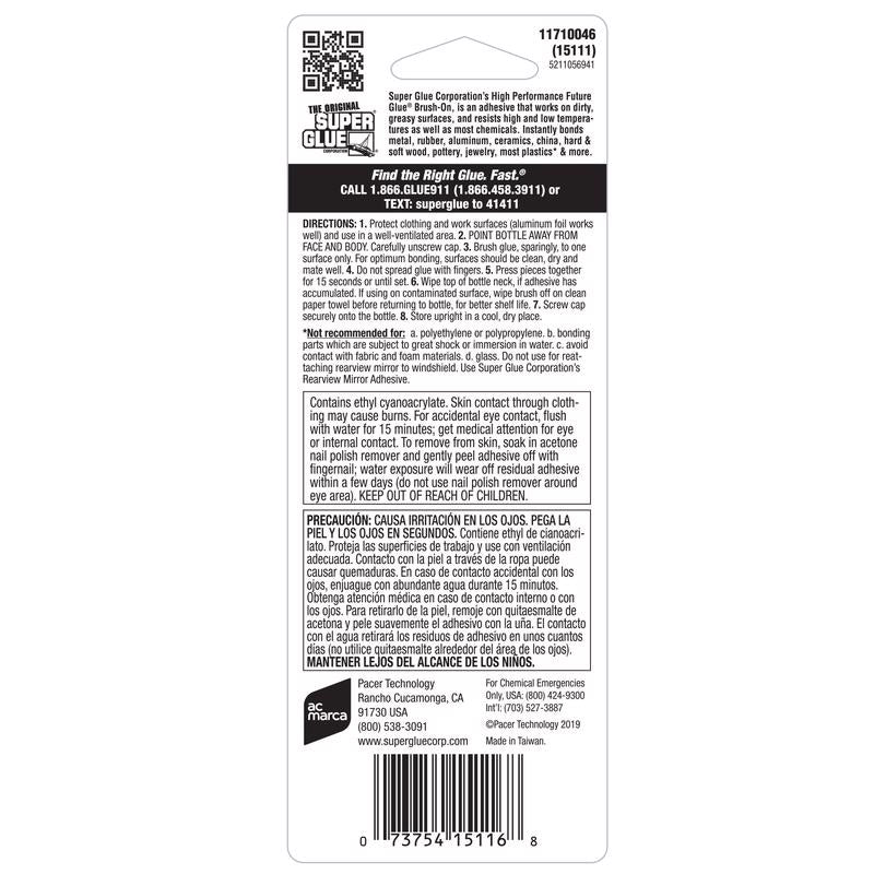 The Original Super Glue Future Glue Super Strength Clear All Purpose Super Glue 0.17 oz