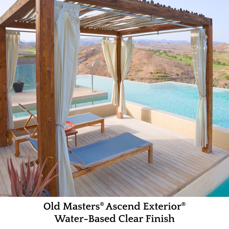 Old Masters Ascend Exterior Semi-Gloss Clear Water-Based Finish 1 qt