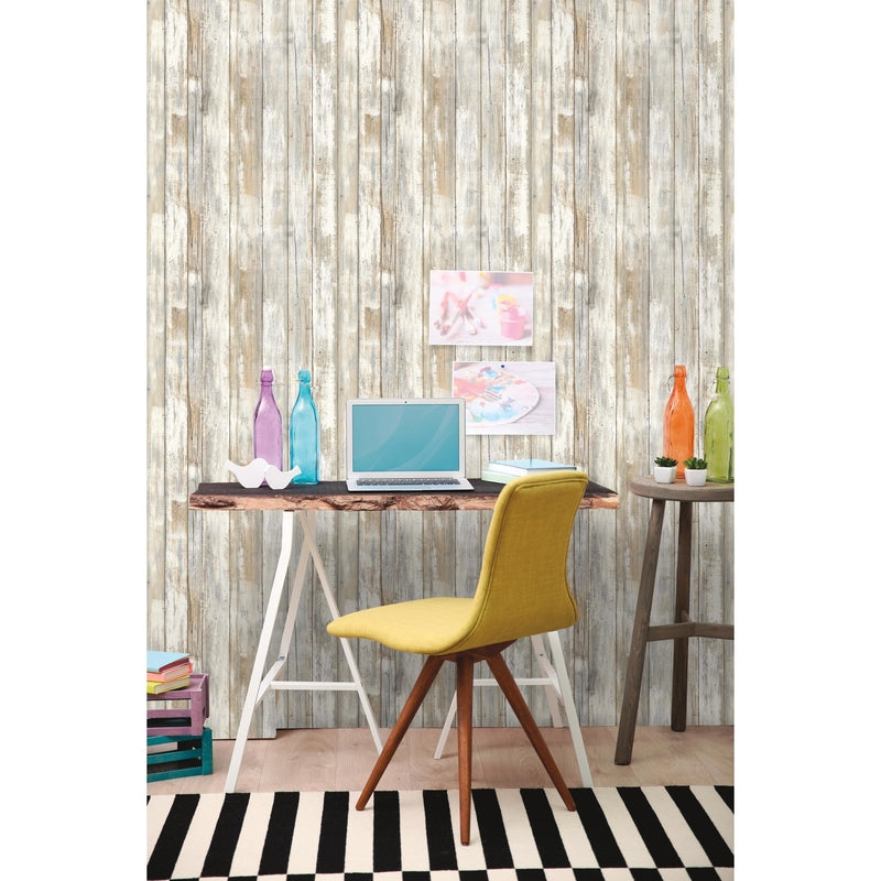 RoomMates .014 in. W X 198 in. L Peel and Stick Wallpaper