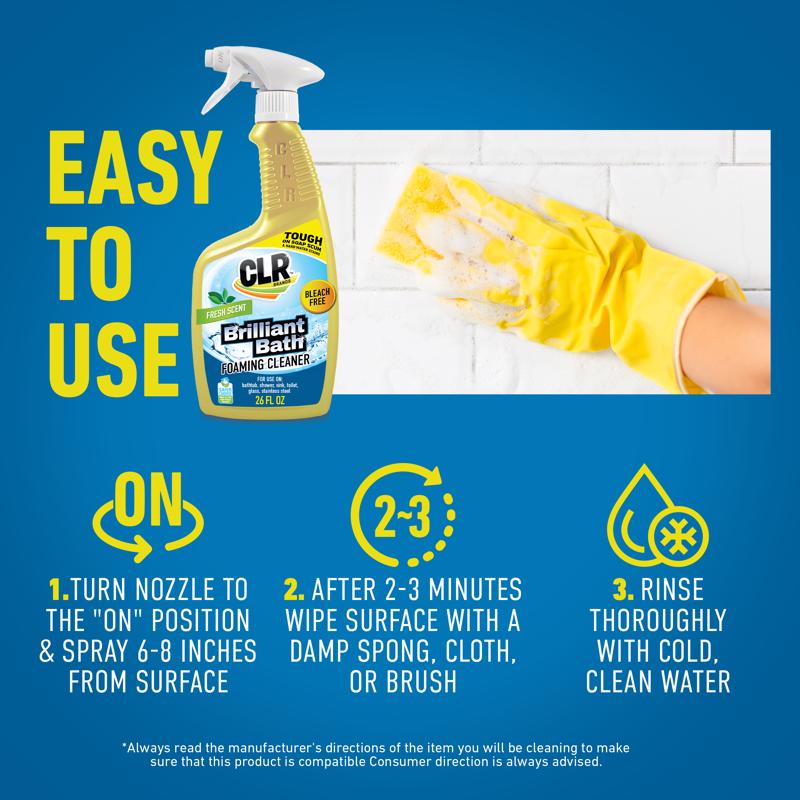 CLR Brands Fresh Scent Bathroom Cleaner 26 oz Liquid