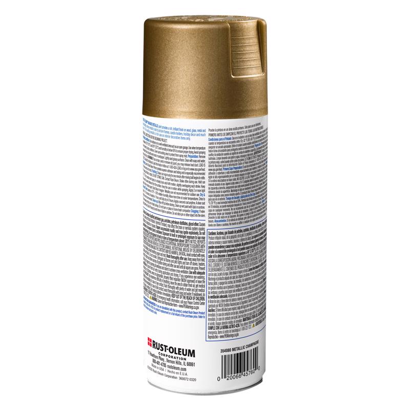 Rust-Oleum Imagine Metallic Champagne Spray Paint 11 oz