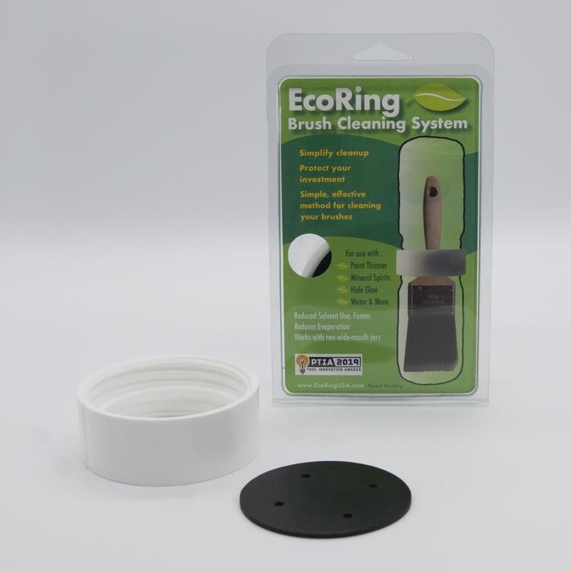 EcoRing 5 in. W X 8.5 in. L Black/White Plastic Paint Brush Cleaning Tool