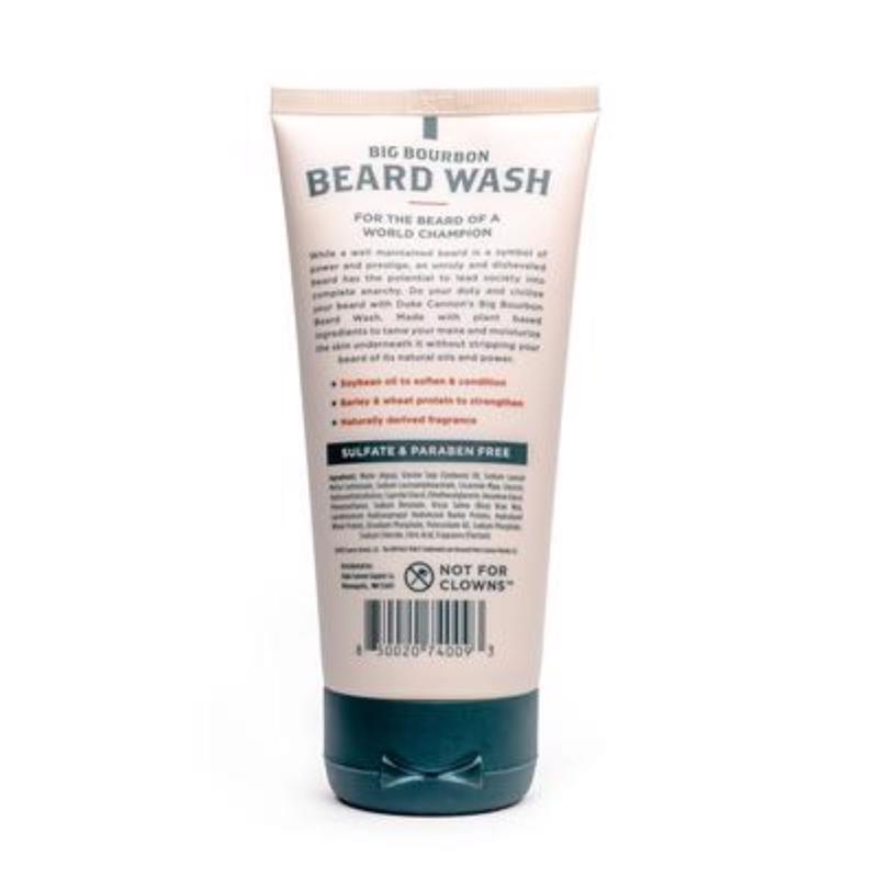 Duke Cannon Bourbon Oak Barrels + Aged Spirits Scent Beard Wash 6 oz
