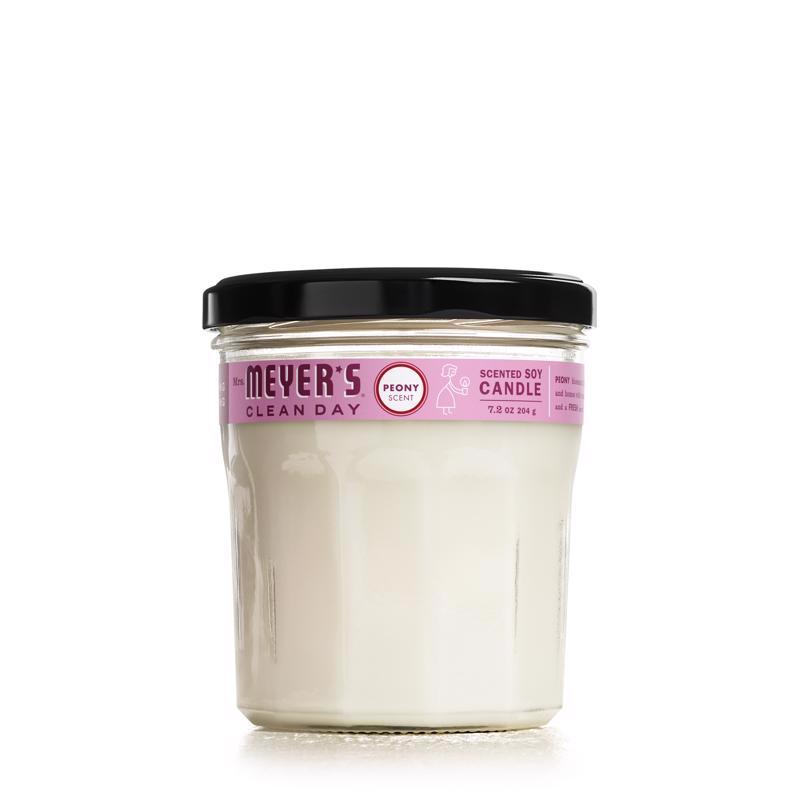 Mrs. Meyer's Clean Day White Peony Scent Soy Air Freshener Candle 7.2 oz