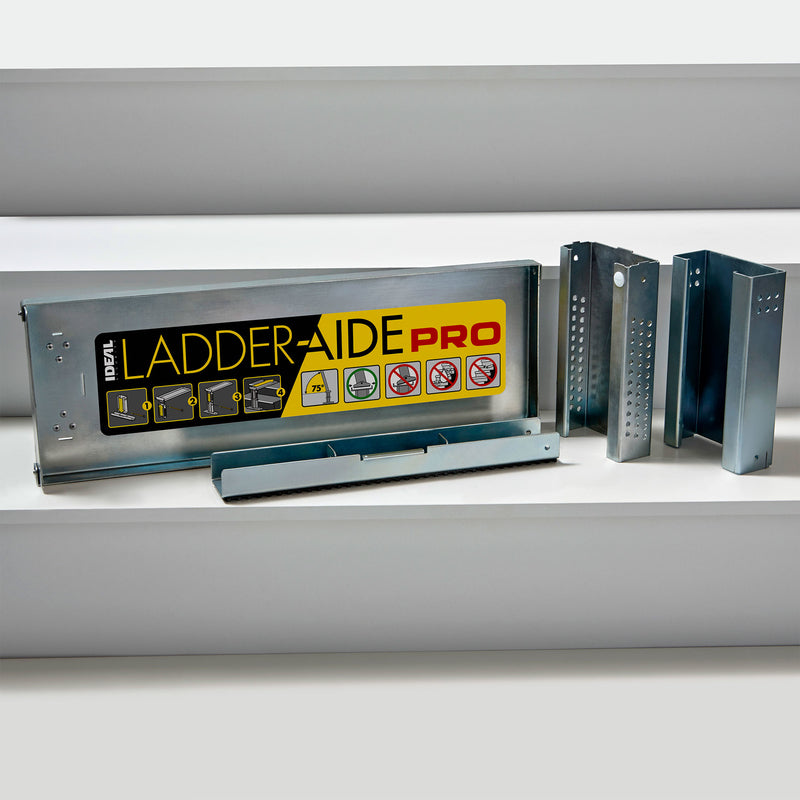 Ideal Security Ladder-Aide Pro Steel Silver Ladder Leveler