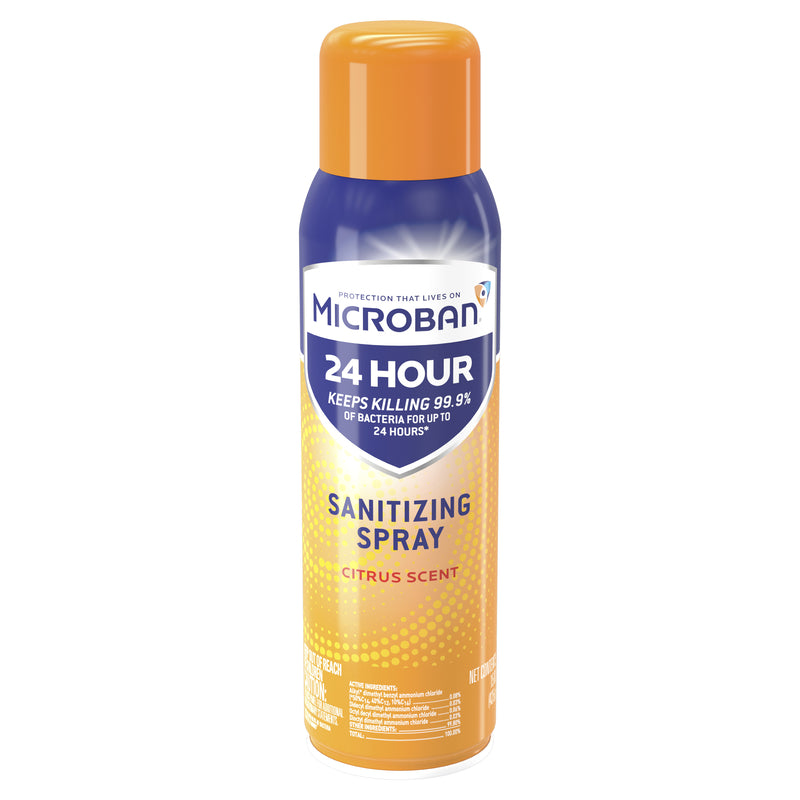 Microban Citrus Scent Sanitizer and Deodorizer 15 oz