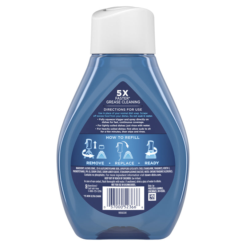 Dawn Platinum Powerwash Fresh Scent Liquid Dish Spray Refill 16 oz