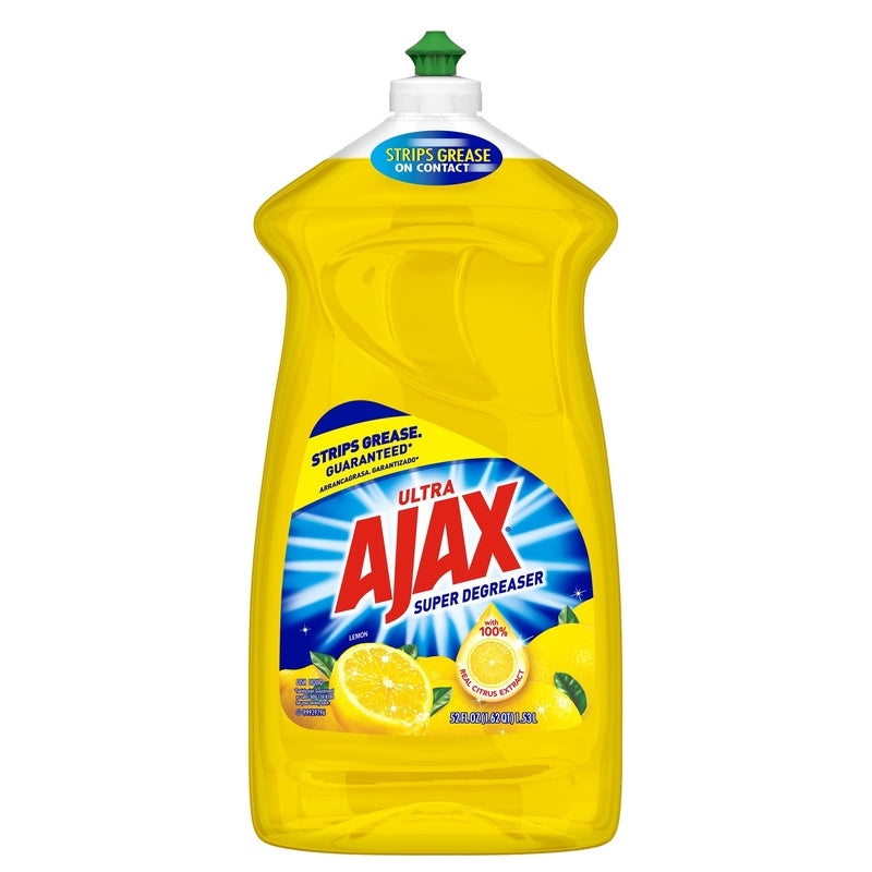 Ajax Lemon Scent Liquid Dish Soap 52 oz