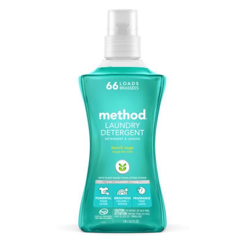 Method Beach Sage Scent Laundry Detergent Liquid 53.5 oz