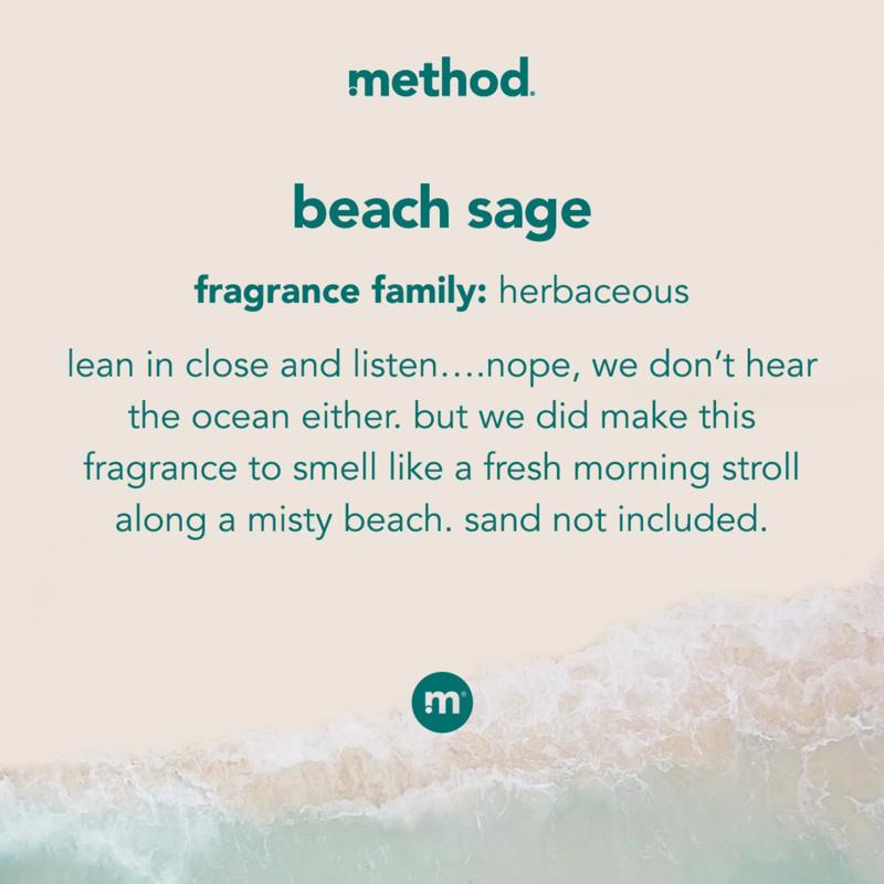 Method Beach Sage Scent Laundry Detergent Liquid 53.5 oz
