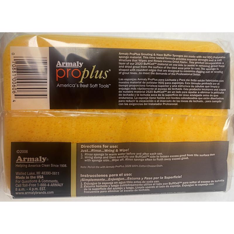 Armaly ProPlus Heavy Duty Sponge For Grouting & Haze Buffer 7.5 in. L