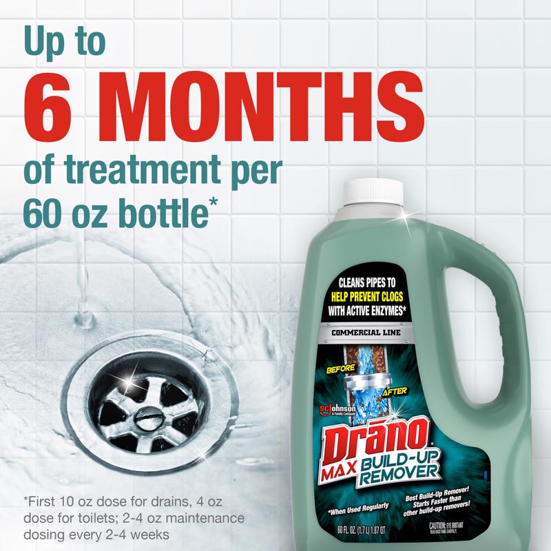 Drano Liquid Build-Up Remover 60 oz