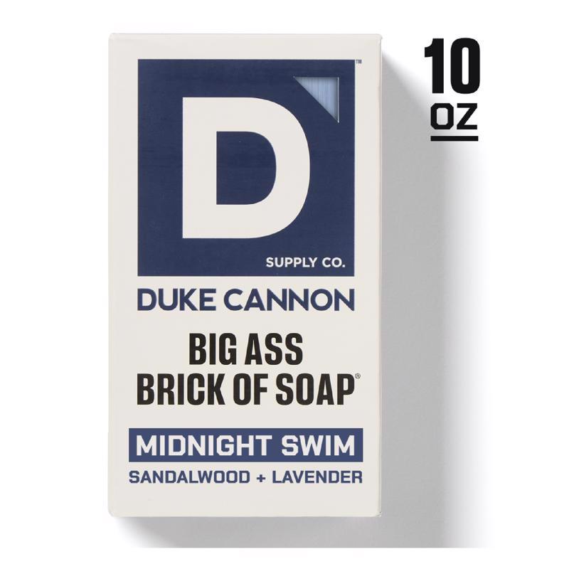 Duke Cannon Midnight Swim Sandalwood + Lavender Scent Bar Soap 10 oz
