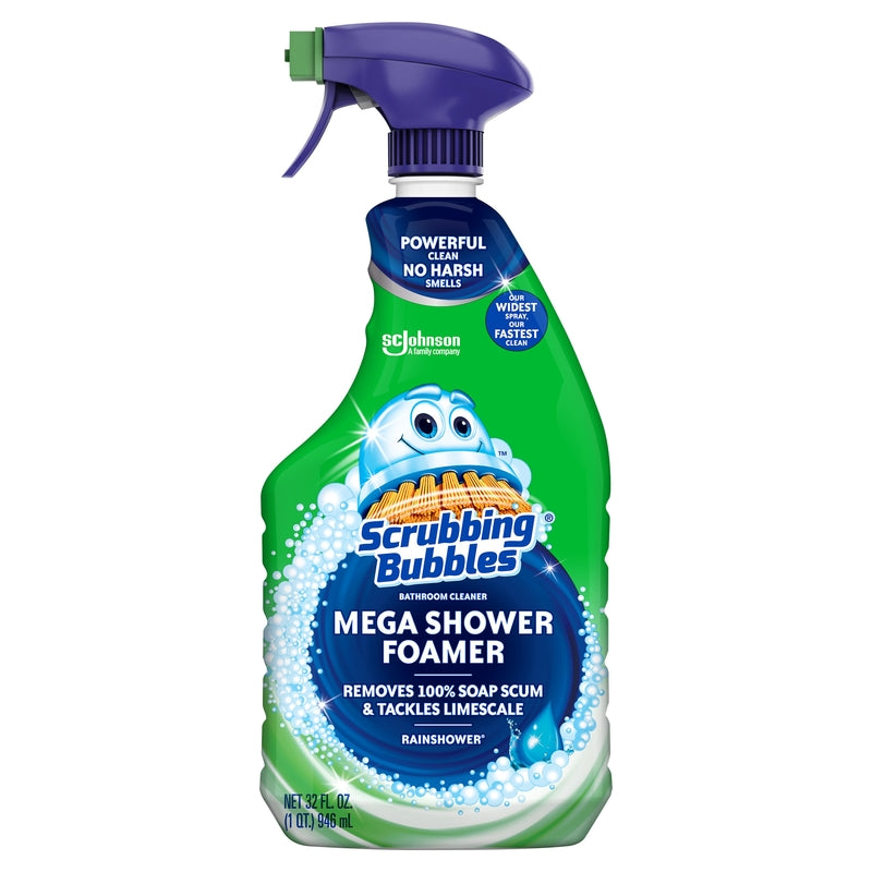 Scrubbing Bubbles Mega Shower Foamer Rainshower Scent Bathroom Cleaner 32 oz