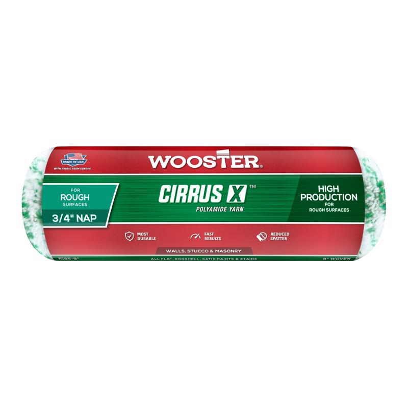 Wooster Cirrus X Yarn 9 in. W X 3/4 in. Paint Roller Cover