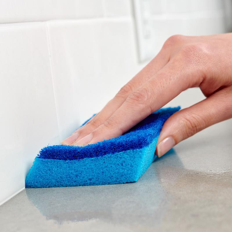 Brillo Estracell Non-Scratch Scrubber Sponge For Kitchen 4.5 in. L 3 pc