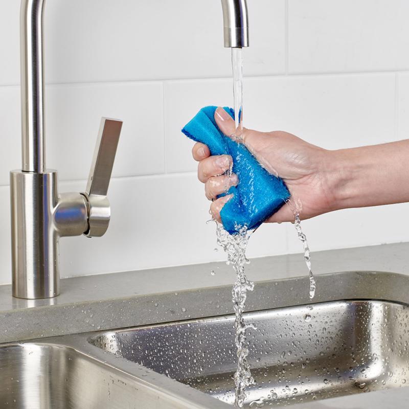 Brillo Estracell Non-Scratch Scrubber Sponge For Kitchen 4.5 in. L 3 pc