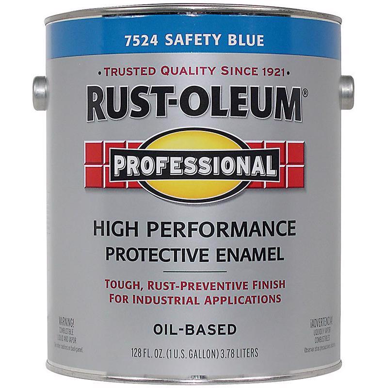 Rust-Oleum Professional Indoor and Outdoor Safety Blue Protective Paint 1 gal