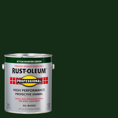 Rust-Oleum Indoor and Outdoor Gloss Hunter Green Enamel Protective Paint 1 gal