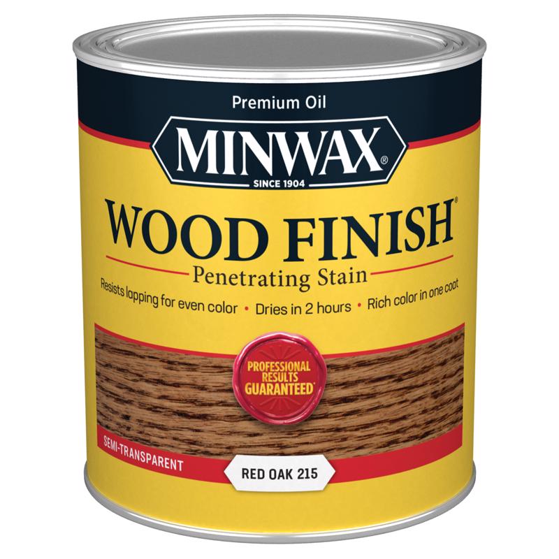 Minwax Wood Finish Semi-Transparent Red Oak Oil-Based Penetrating Wood Stain 1 qt