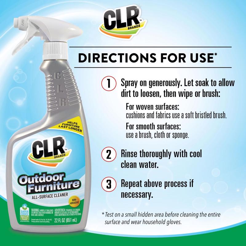 CLR Brands Outdoor Furniture Cleaner 26 oz Liquid