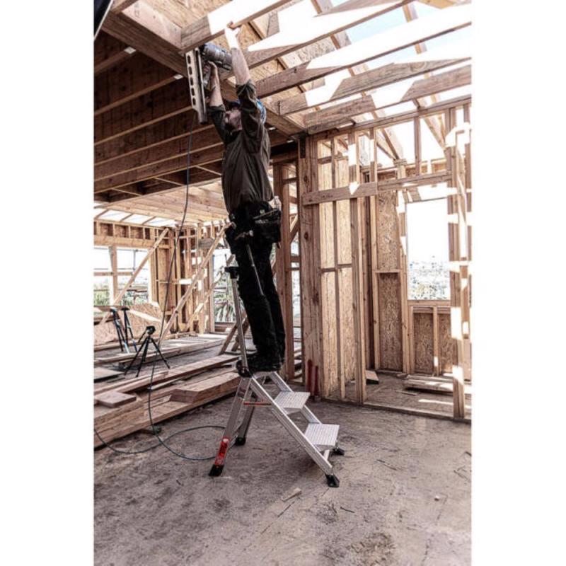 Little Giant Jumbo 3.5 ft. H Aluminum Step Ladder Type IAA 375 lb. capacity