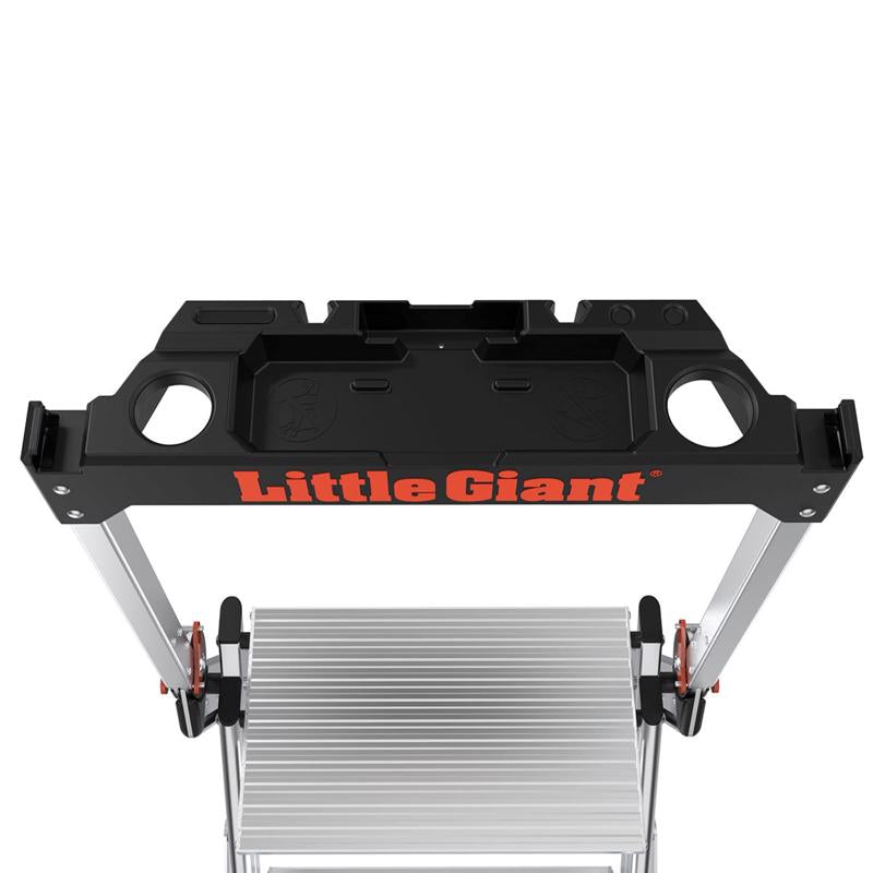 Little Giant Jumbo 3.5 ft. H Aluminum Step Ladder Type IAA 375 lb. capacity