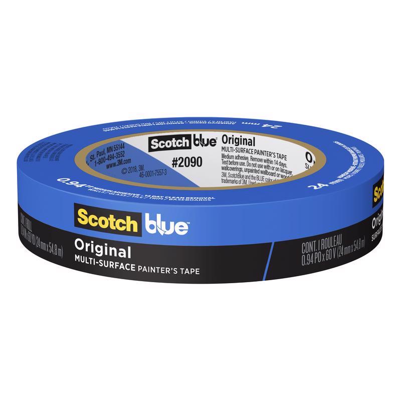ScotchBlue 0.94 in. W X 60 yd L Blue Medium Strength Original Painter's Tape