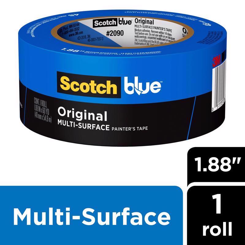 ScotchBlue 1.88 in. W X 60 yd L Blue Medium Strength Original Painter's Tape