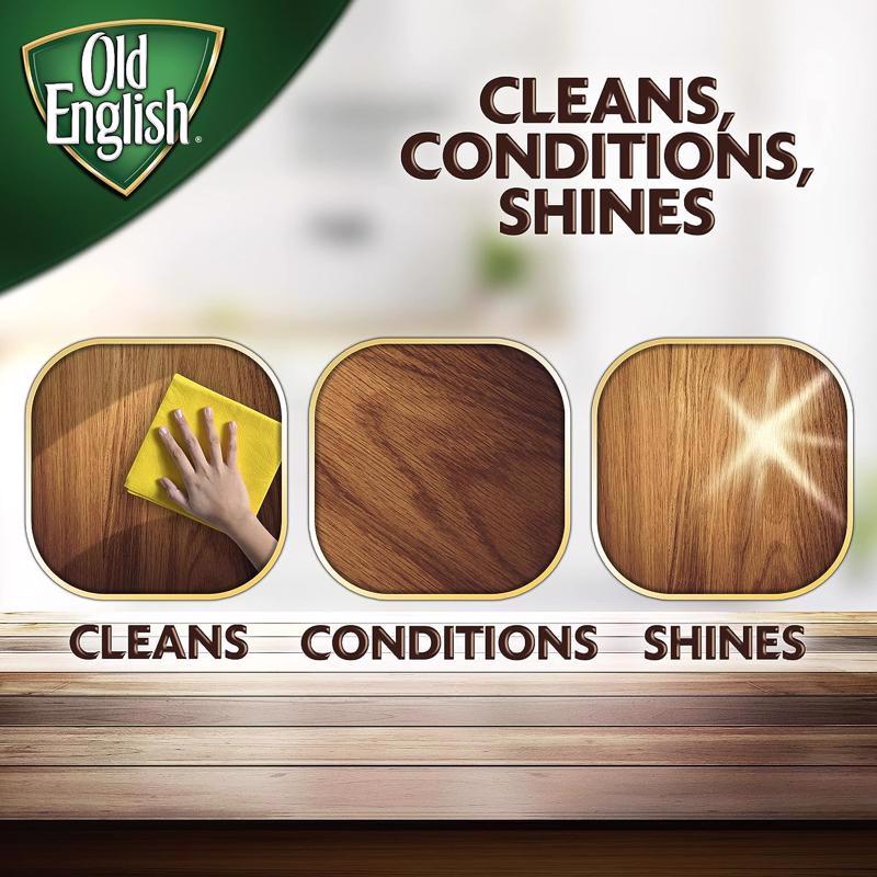 Old English Lemon Scent Furniture Polish 16 oz Liquid
