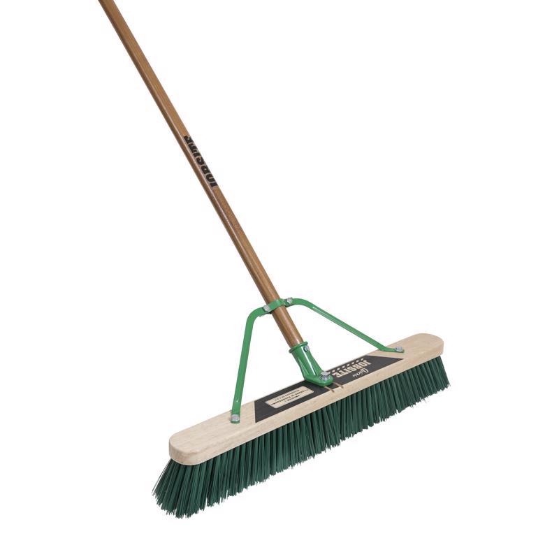 Quickie Job Site Polypropylene 24 in. Rough Surface Push Broom