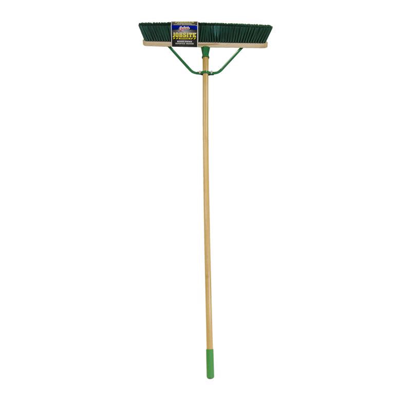 Quickie Job Site Polypropylene 24 in. Rough Surface Push Broom