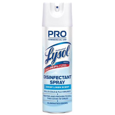 Lysol Crisp Linen Scent Disinfectant Spray 19 oz