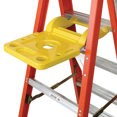 Werner Polyethylene Yellow Pail Shelf