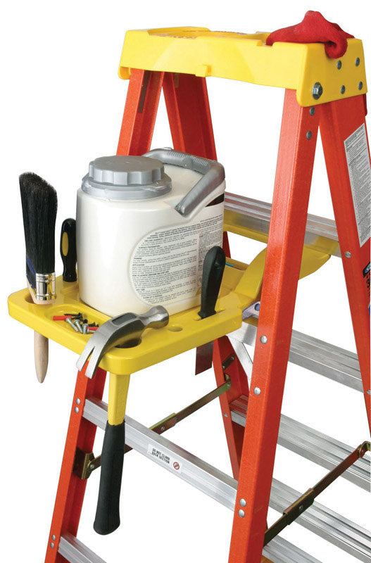 Werner Polyethylene Yellow Pail Shelf