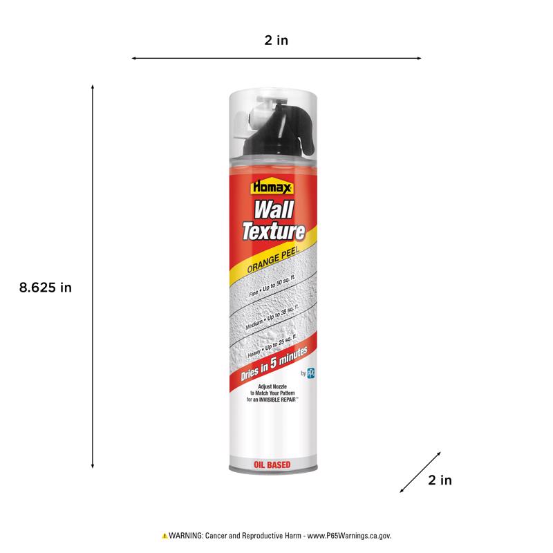 Homax White Oil-Based Orange Peel Spray Texture 10 oz