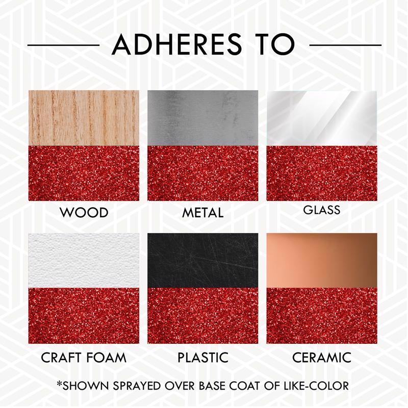 Rust-Oleum Specialty Shimmer Red Glitter Spray 10.25 oz