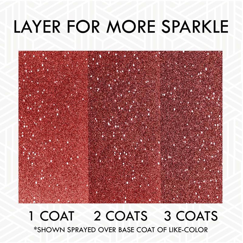 Rust-Oleum Specialty Shimmer Red Glitter Spray 10.25 oz