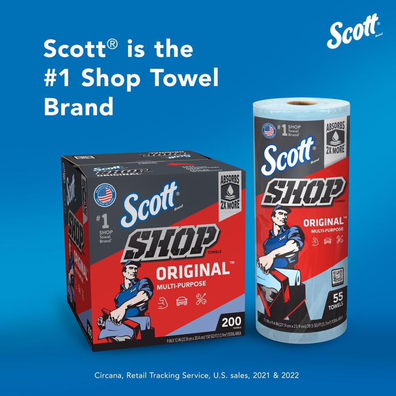 Scott Original Paper Shop Towels 12 in. W X 9 in. L