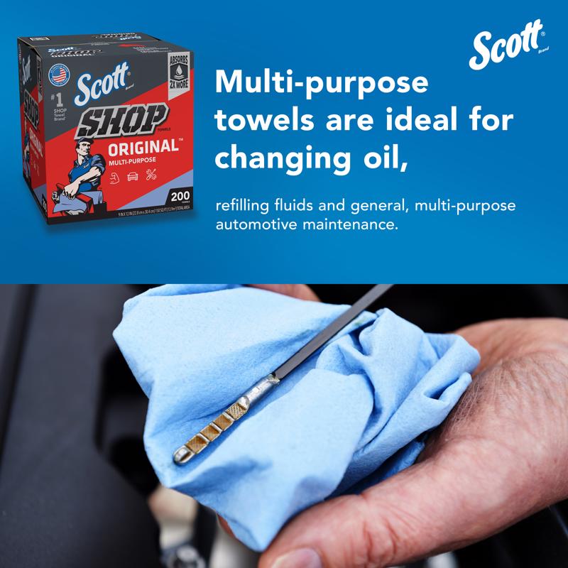 Scott Original Paper Shop Towels 12 in. W X 9 in. L