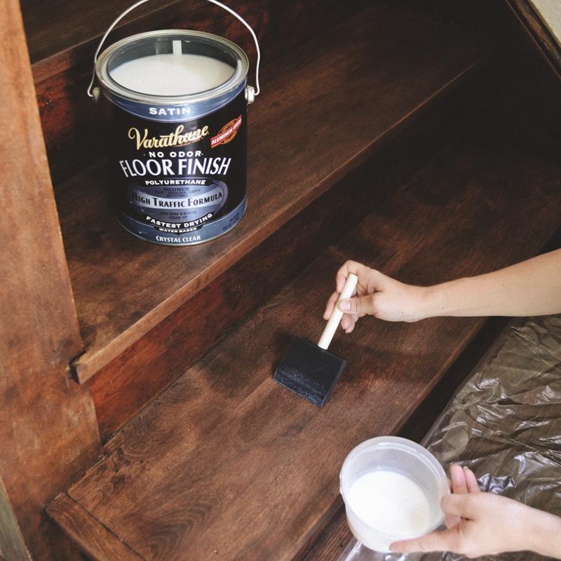 Varathane Gloss Crystal Clear Water-Based Floor Paint 1 gal