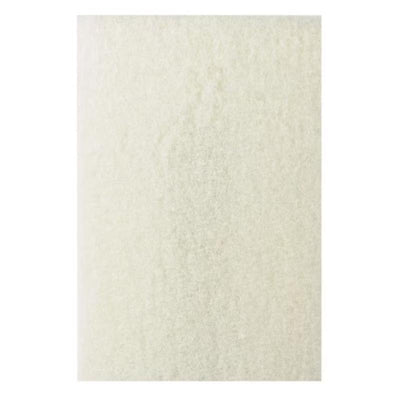 Gator 12 in. D Non-Woven Natural/Polyester Fiber Cleaner Floor Pad White