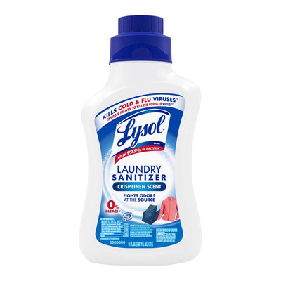 Lysol Crisp Linen Scent Fabric Sanitizer Liquid 41 oz