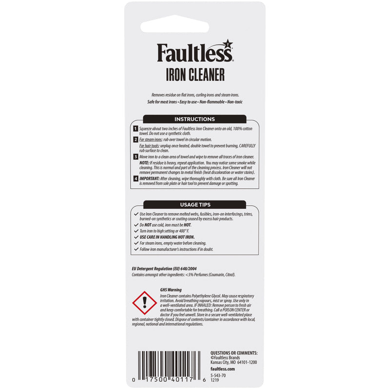 Faultless No Scent Sticky Residue Remover Gel 1 oz