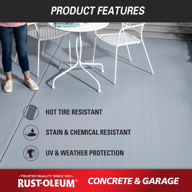 Rust-Oleum Concrete & Garage Gloss Clear Floor Paint 1 gal