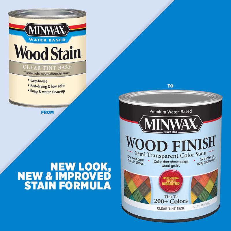 Minwax Wood Finish Water-Based Semi-Transparent Classic Gray Wood Stain 1 qt